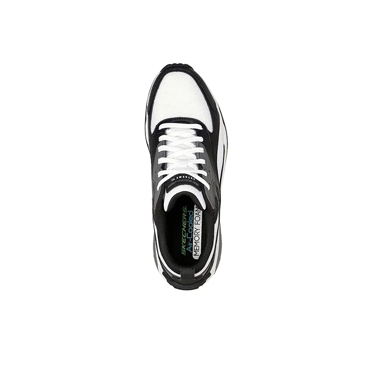 Skechers Air Extreme V2 Low Top Running Shoes Men's Black White-3