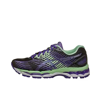 Asics GEL-Nimbus 17 Wear-Resistant Low-Top Running Shoes Women's Black Green