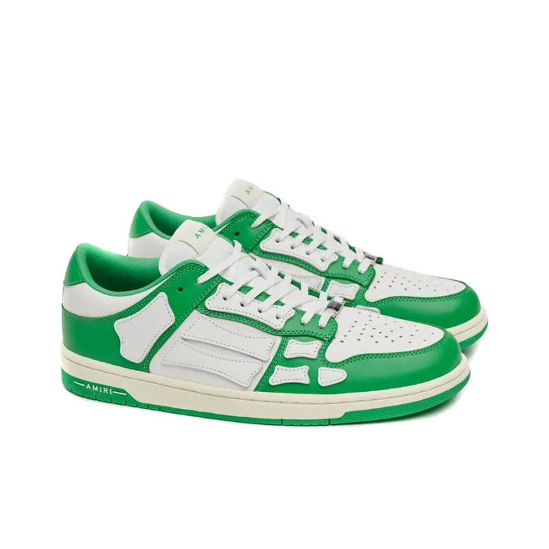 AMIRI Skel Top Low 'Green White'-2