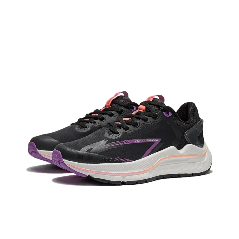 LiNing Furious Rider 5.0 Low Top Running Shoes Women's Black Purple-2