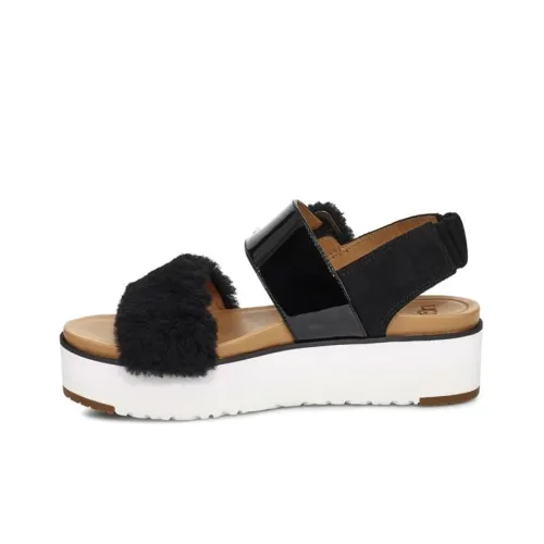 ugg KIDS Le Fluff 'Black White' Women's