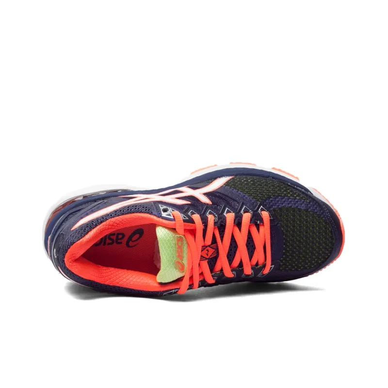Asics GT-2000 4 Anti-Slip Wear-Resistant Low-Top Running Shoes Women's Dark Blue White-3