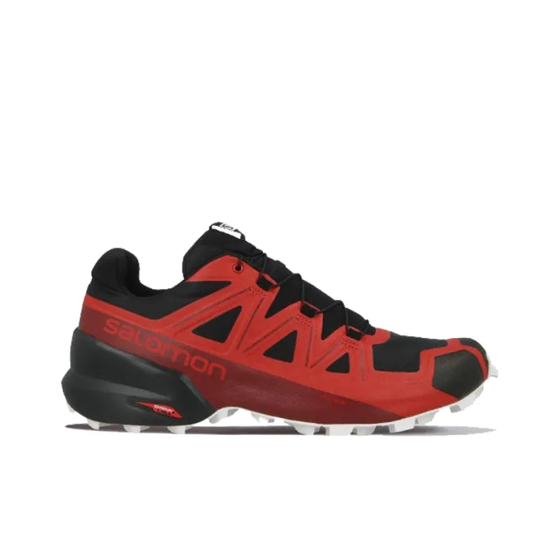 SALOMON Speedcross 5 Durable Breathable Low-Top Running Shoes Men's Red-1