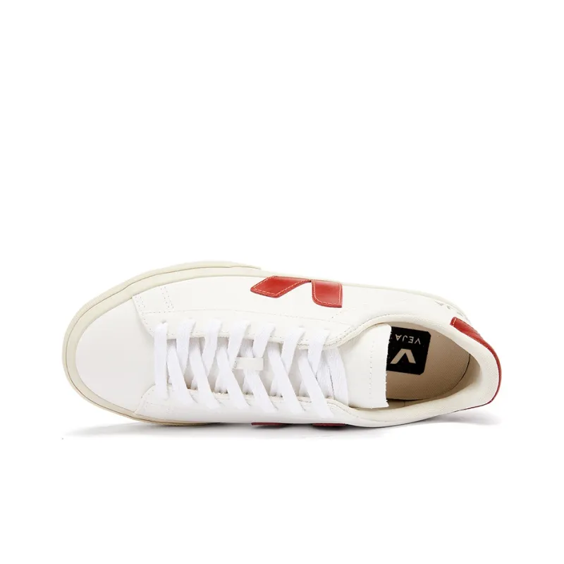 VEJA Campo Lace Up 'White Red'-3