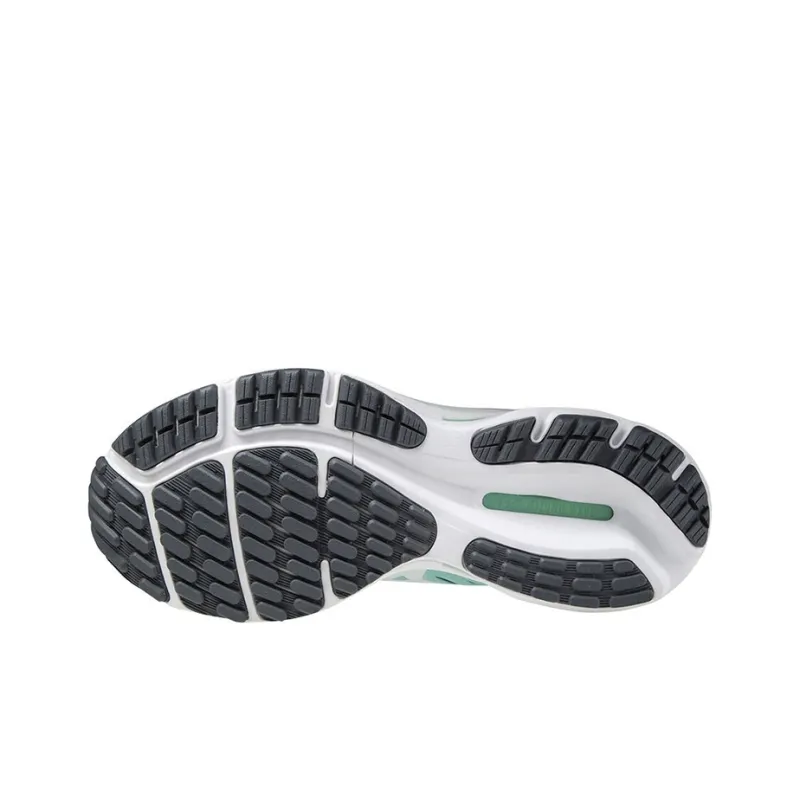 Mizuno Wave Rider 24 Running Shoes Women's Low Top Green/White-4