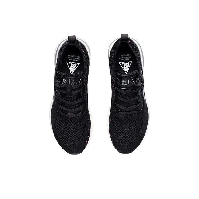 LiNing Arashi Rebound Low Top Running Shoes Women's Ebony Black-3