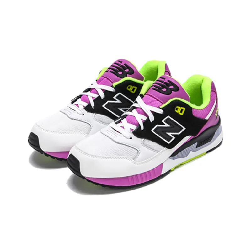 New Balance NB 530 Running Shoes Women's Low Top White/Black/Purple-1