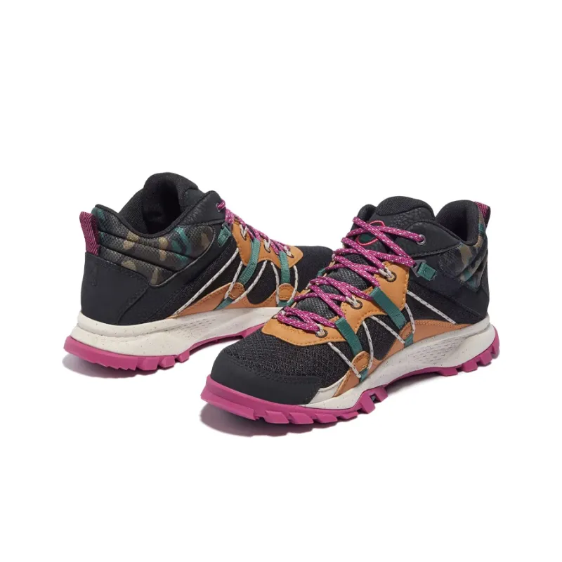 Timberland Running Shoes Women's Low Top Black/Pink/Chestnut-2
