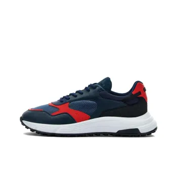 HOGAN Hyperlight Cushioning Anti-Slip And Wear-Resistant Low-Top Casual Shoes Men's Red Blue