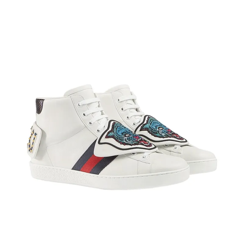 GUCCI Ace High 'Removable Patches White'-1