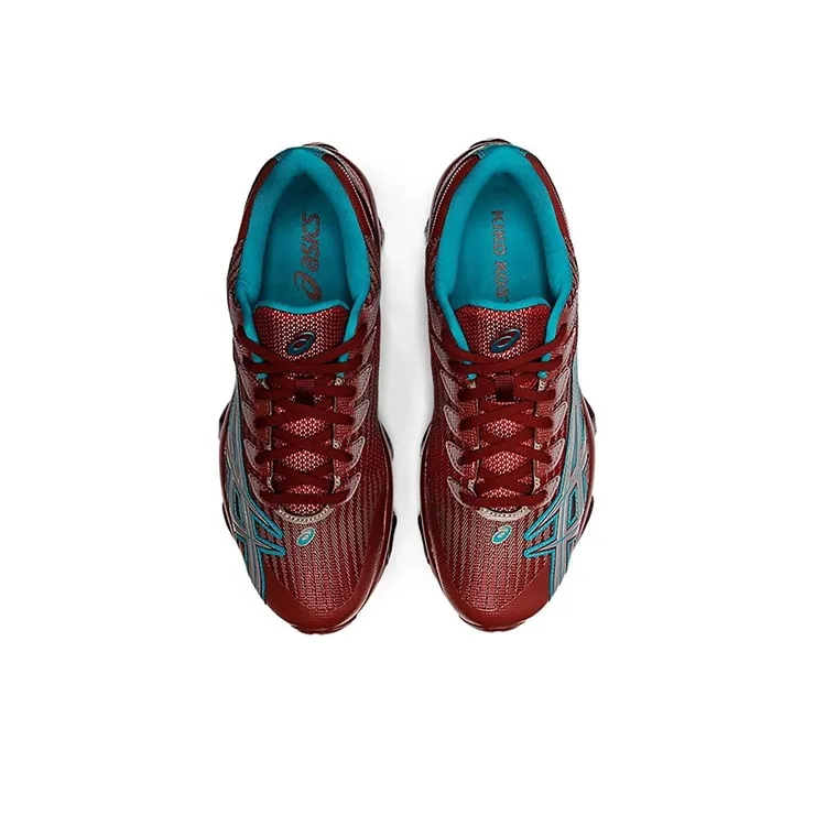 Asics Gel Quantum Levitrack Kiko Kostadinov Maroon Teal-4