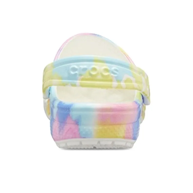 Crocs Classic Clog Tie Dye Beach Sandals Multi Color Unisex-3