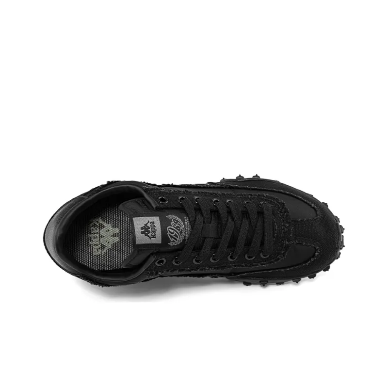 Kappa Coverage Low Top Training Running Shoes Unisex Black Green-5