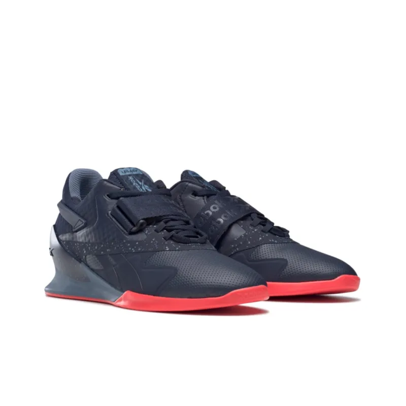 Reebok Legacy Lifter 2 'Vector Navy Neon Cherry'-2
