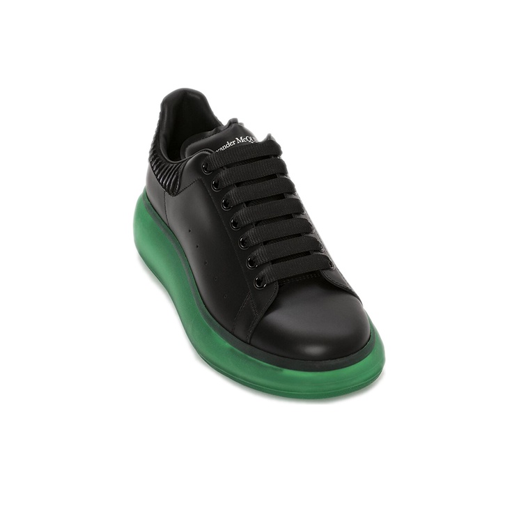 Alexander McQueen Casual Shoes Men Low-Top Black Green - POIZON