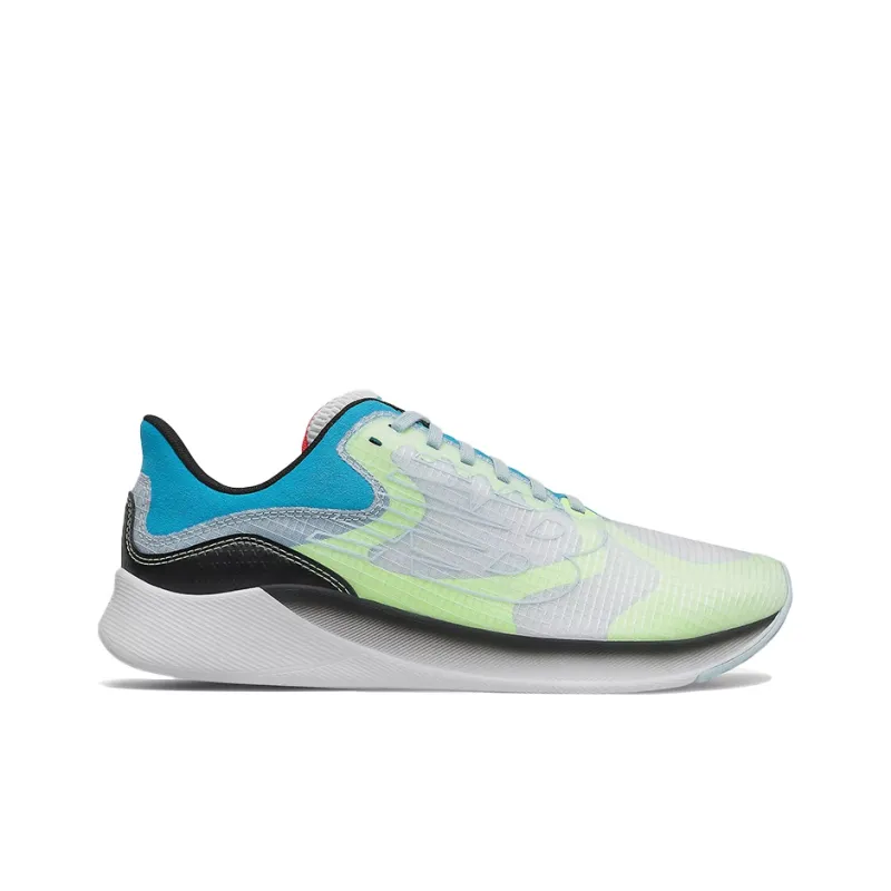 New Balance Cushioning Anti-Slip And Wear-Resistant Low-Top Running Shoes Men's Blue Green White Multicolor-1