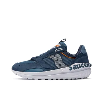 Saucony Jazz Low Top Running Shoes Men's Blue
