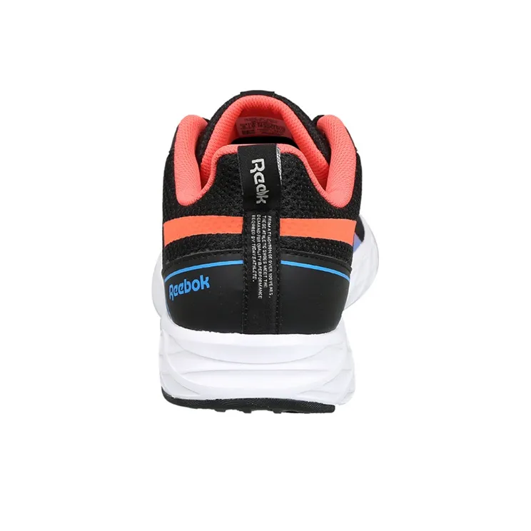 Reebok Running Tesla 1.0 Slip-Resistant Low-Top Running Shoes Men's Black Orange Blue-4