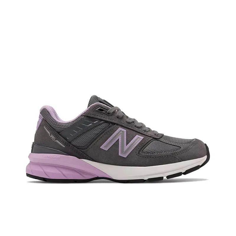 New Balance 990v5 MiUSA Lead Dark Violet Glow Women's-1