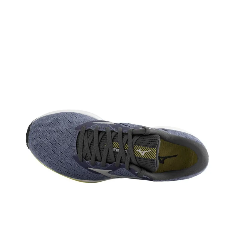 Mizuno Wave Rider 24 Super Wide 'Blue Grey Yellow'-2