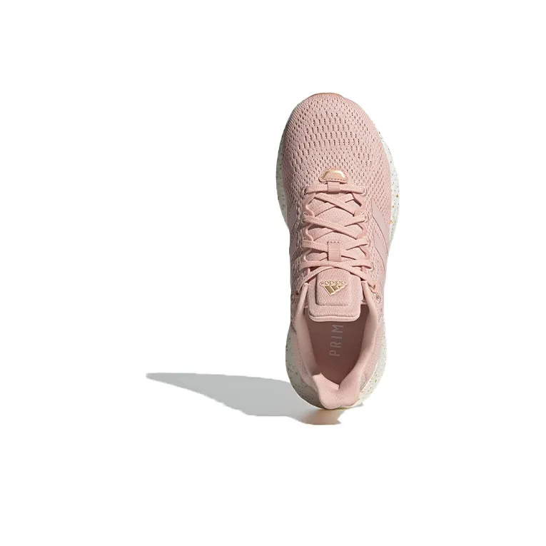Adidas Pure Boost 21 Cushioning Breathable Wear-Resistant Slip-Resistant Low-Top Running Shoes Women's Pink-4