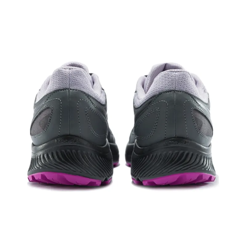 Saucony Cohesion 14 Cushioning Anti-Slip And Wear-Resistant Support Low-Top Casual Running Shoes Women's Carbon Gray-3