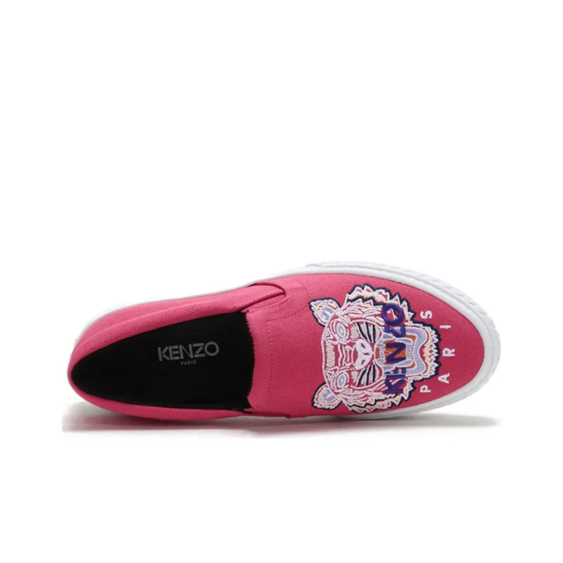 KENZO Skateboard Shoes Women's Rose Red-4
