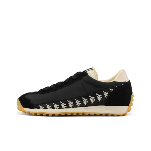 Kappa Coverage Low Top Casual Running Shoes Unisex Black