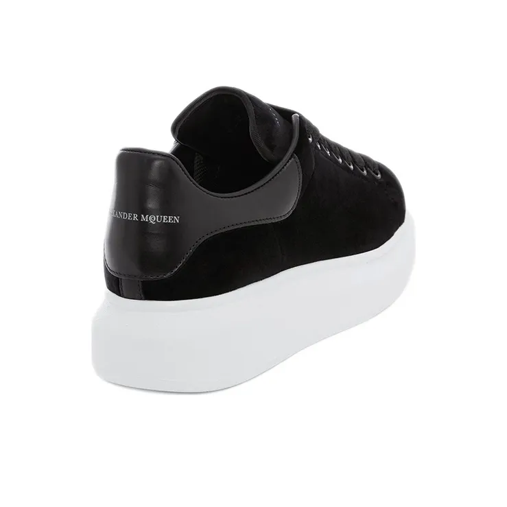 Alexander McQueen Oversized Sneaker 'Black Suede' Women's-3