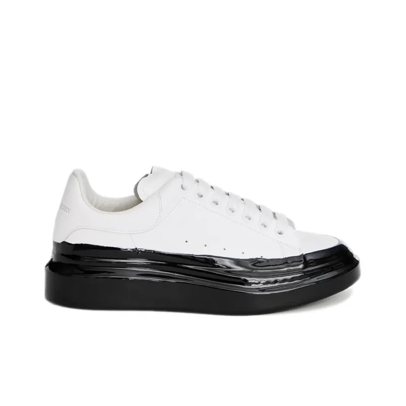 Alexander McQueen Oversized Sneakers 'White Black Sole'-1