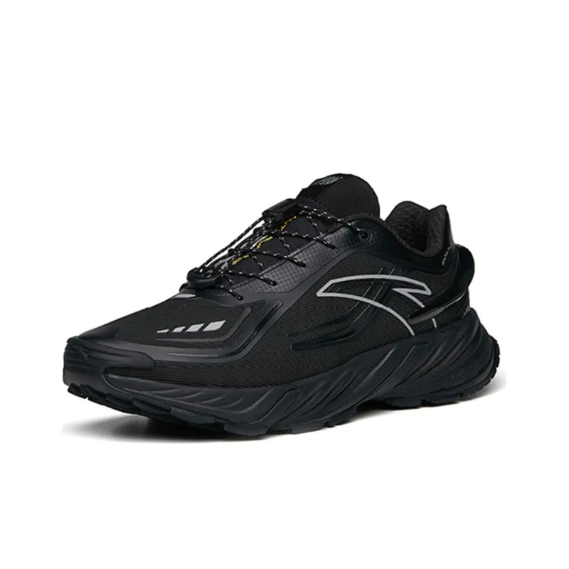 Anta Non-slip Wear-resistant Shock Absorption Low-Top Running Shoes Men's Black-2