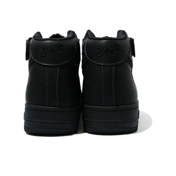 BAPE A BATHING APE Bape Sta Mid Black-4