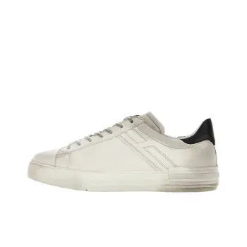 HOGAN Rebel Skateboard Shoes Men Low-Top White