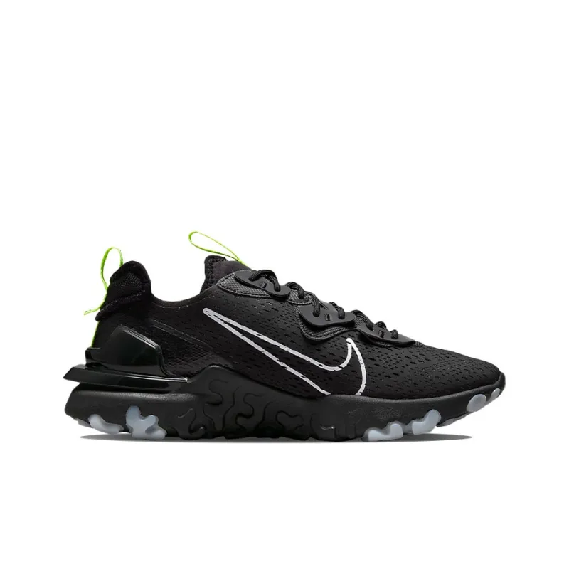 Nike React Vision Black White Volt Reflective Silver-1