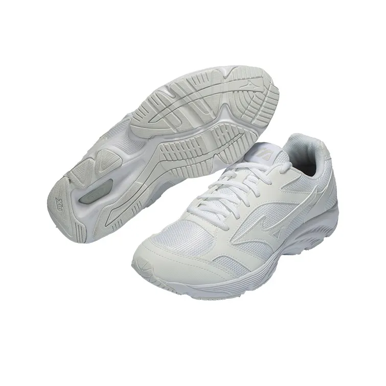 Mizuno Breathable Low-Top Running Shoes Unisex White Comfortable City-2