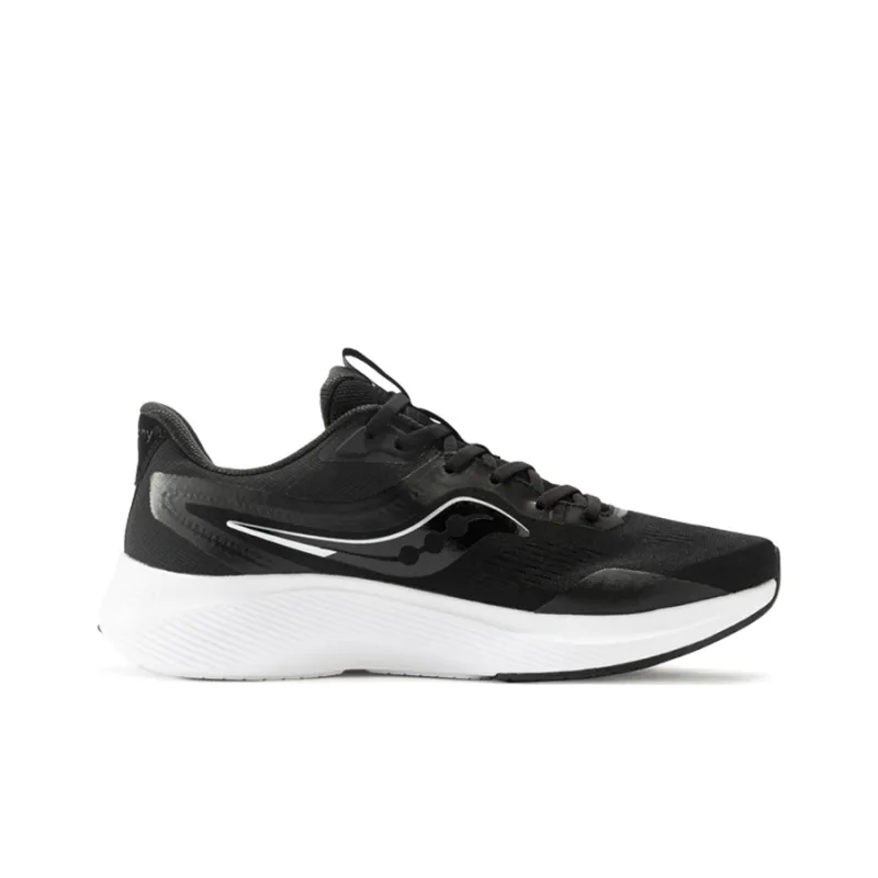 Saucony Lancer Breathable Lightweight Low Top Running Shoes Unisex Black Discoloration Cushioning Jogging-1