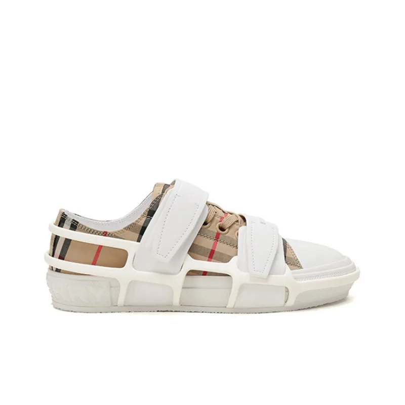 Burberry Vintage Check Cotton Sneakers-1