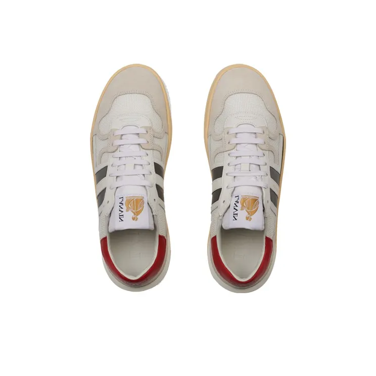 Lanvin Clay Low 'White Red'-4