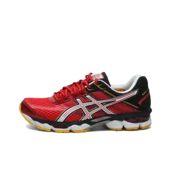 Asics Gel-Cumulus 15 Anti-Slip And Wear-Resistant Breathable Low-Top Running Shoes Men's China Red