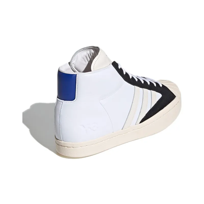 Adidas Y 3 Yohji Pro Cloud White Bold Blue-3