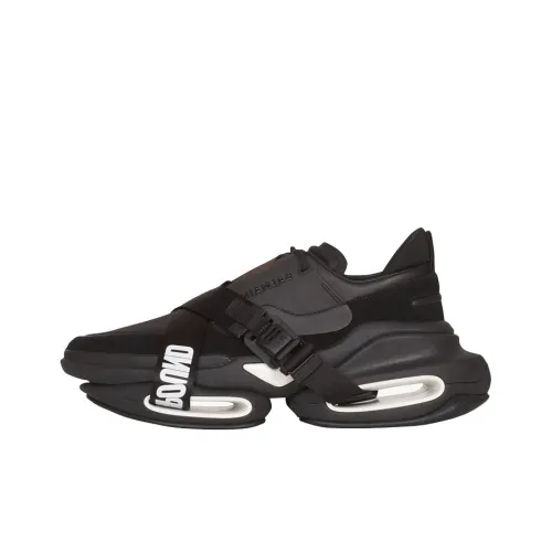BALMAIN B Bold Chunky Sneakers Men Low Top Black