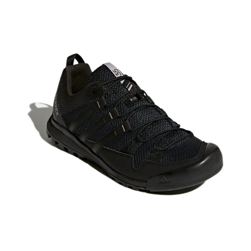 Adidas Terrex Solo Wear-Resistant Low-Top Trekking Shoes Men's Gray Black-2