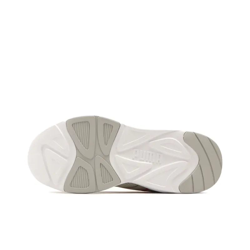 PUMA 90s Runner Cushioned Slip-Resistant Low-Top Running Shoes Unisex Gray Pink-4