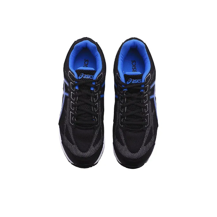 Asics Gel-Impression 9 A Wear-Resistant Slip-Resistant Low-Top Running Shoes Men's Black Blue White-2