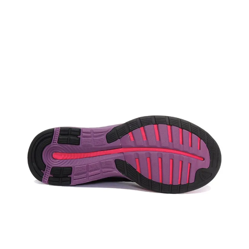 Asics Fuze Anti-Slip Wear-Resistant Low-Top Running Shoes Women's Black Purple Pink-4
