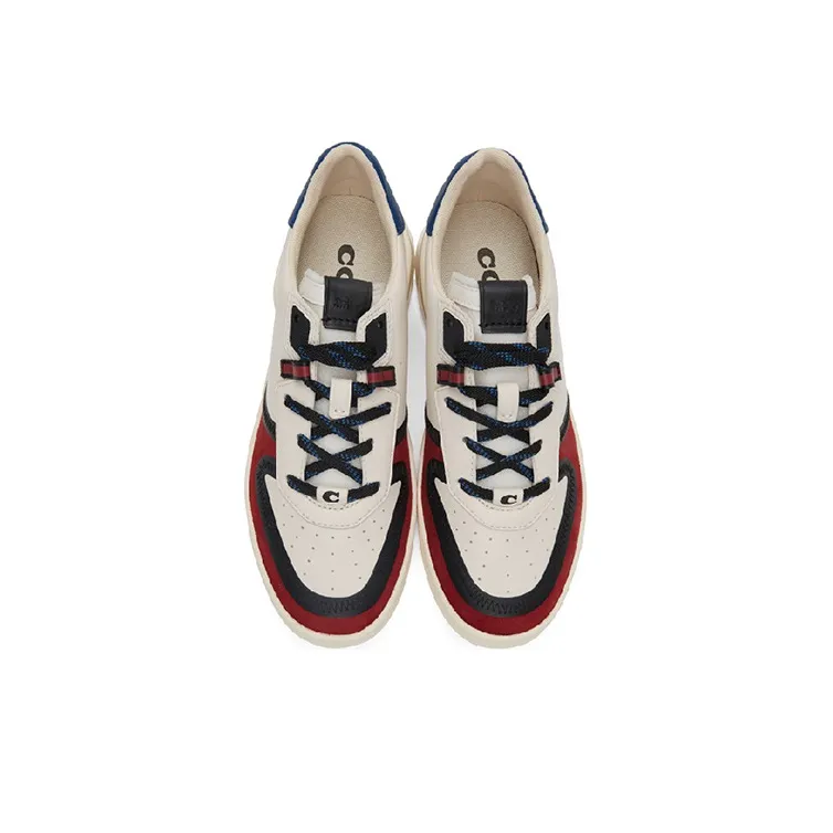COACH CitySole Citysole Court Low-Top Stylish Skateboarding Shoes Men's Red Blue-2