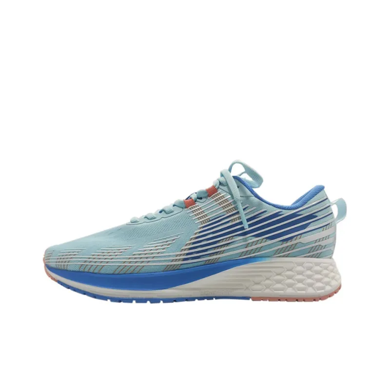 LiNing Red Hare 4 Shock Absorbers Slip Resistant, Abrasion Resistant, Breathable Low Top Running Shoes Men's Light Blue-0