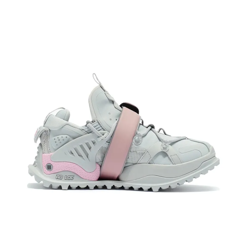 LiNing Casual Shoes Women's Low-Top Light Lime/Pink-1