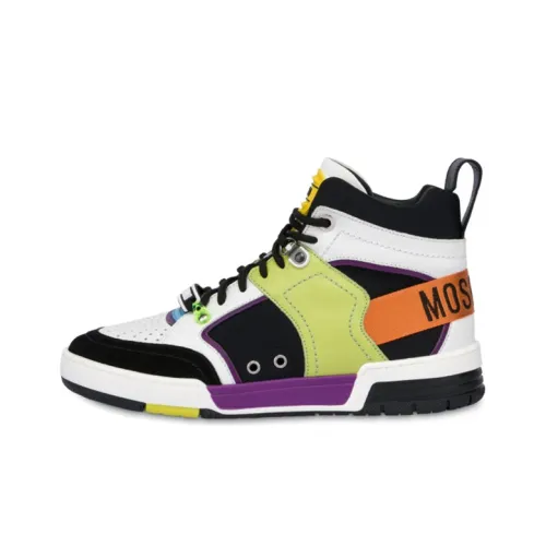 MOSCHINO Skateboard Shoes Men High-Top Multicolor