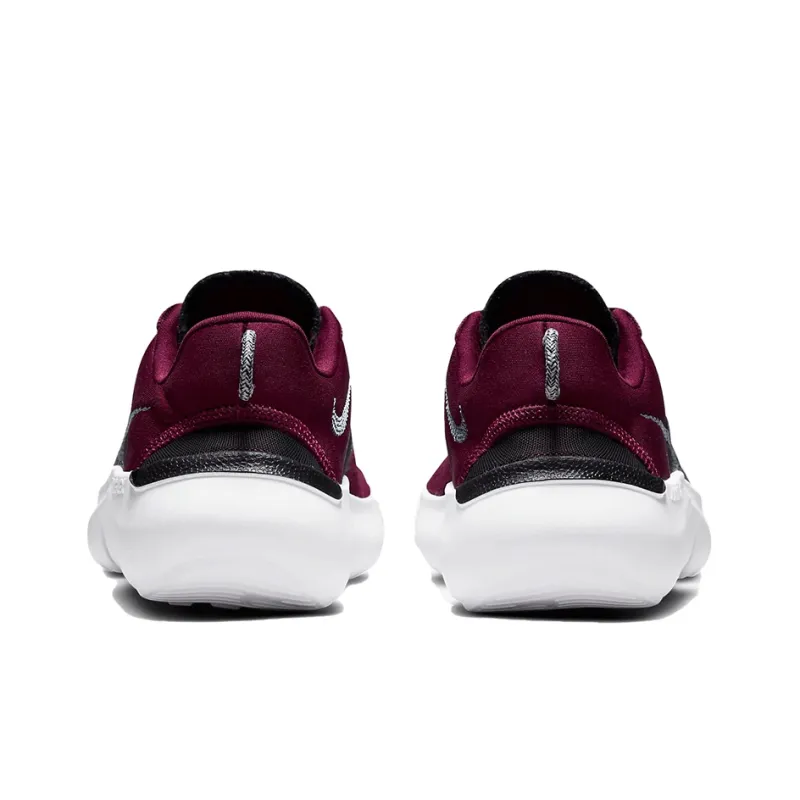 Nike Flex Run 2021 Low Top Deep Wine 'Red White' Women's-4